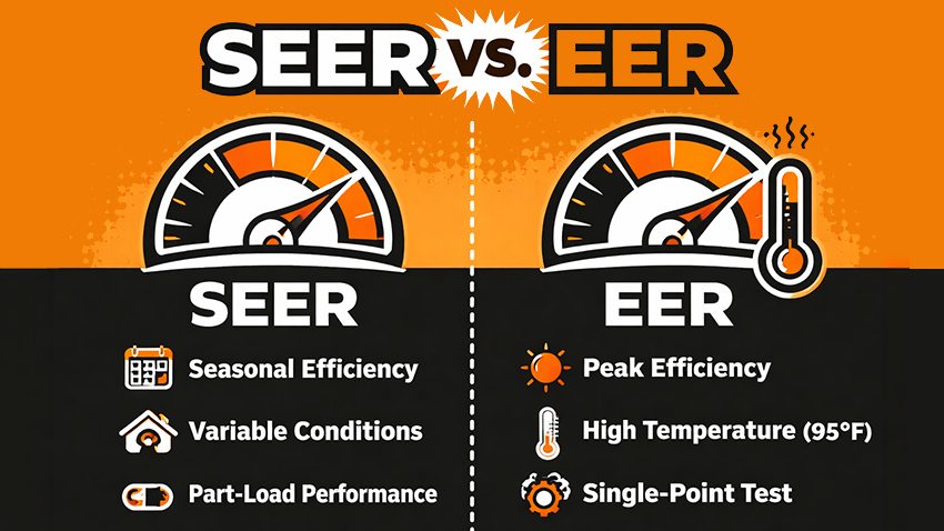 What Is HVAC SEER & EER? — Understanding the Ratings That Drive Cooling Efficiency